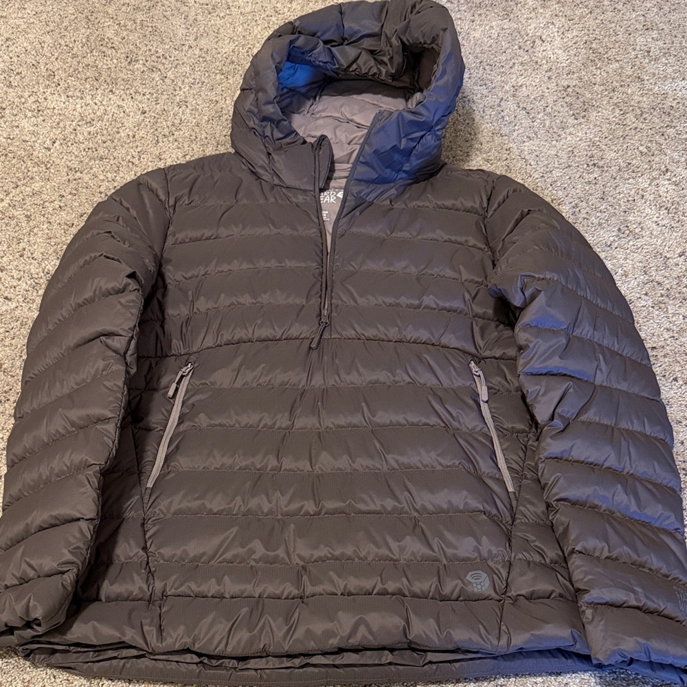 Never worn! Women's Purple Gray Puffer Down Jacket